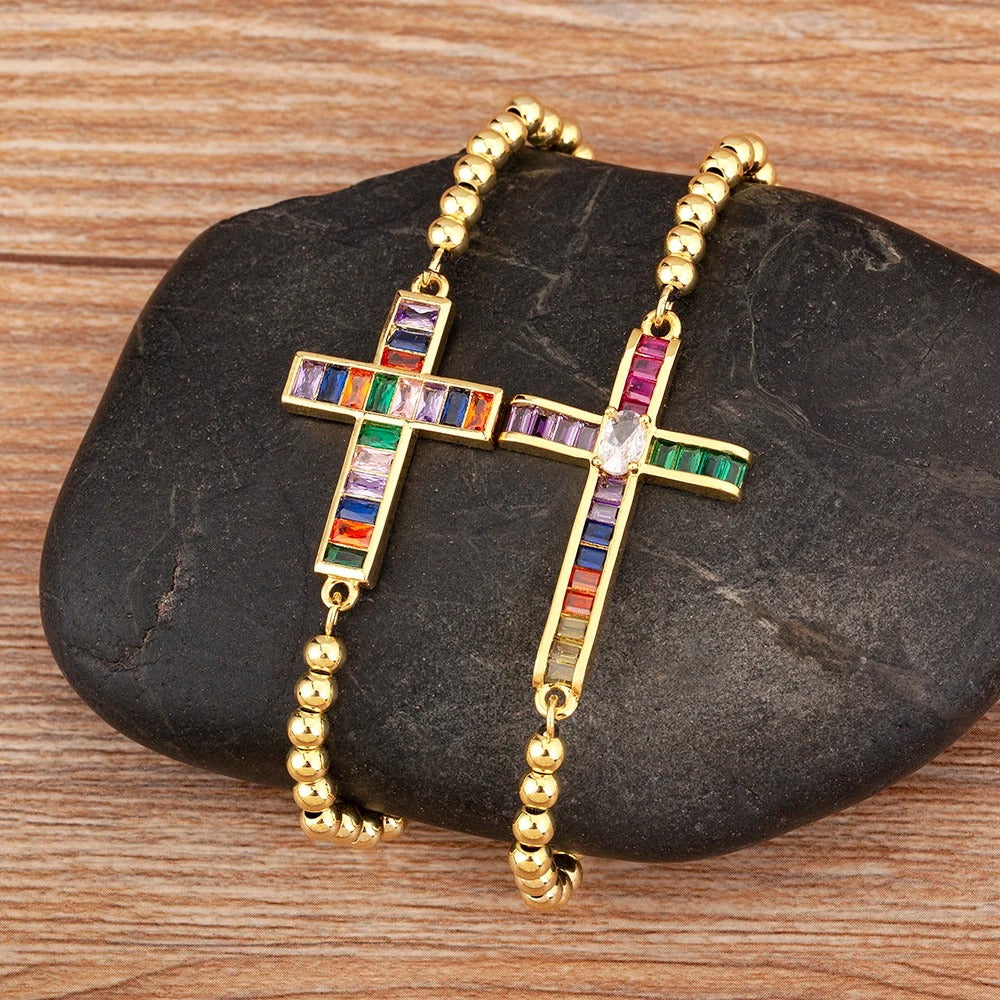 Pulseira Divina Rainbow Gold