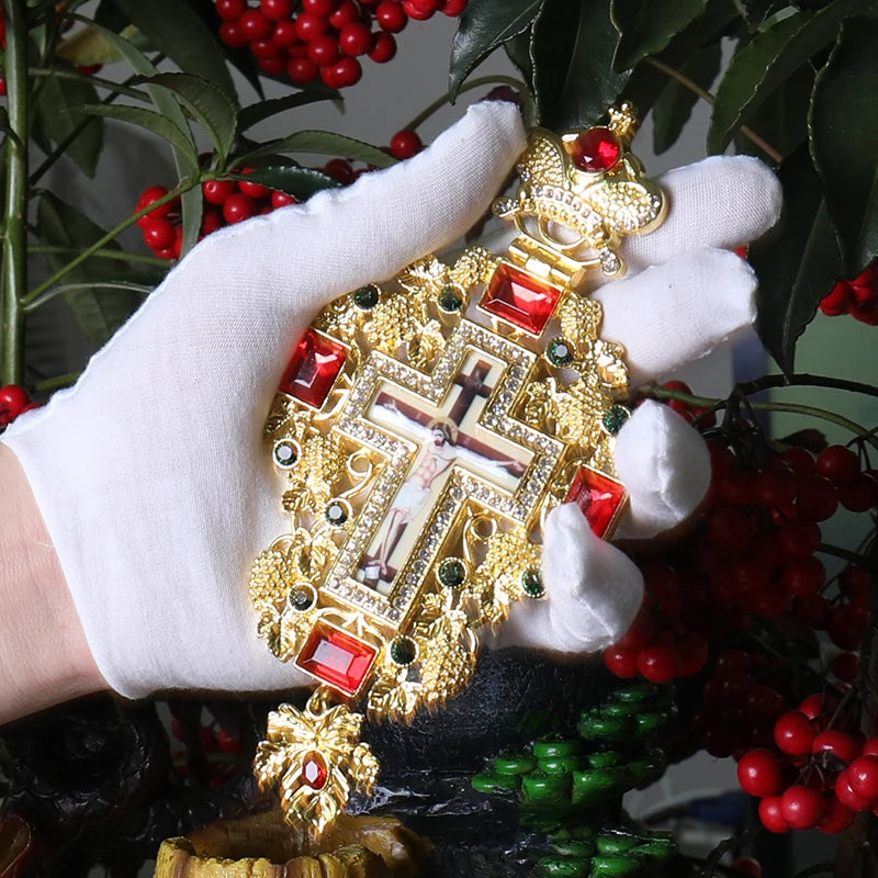 Cruz Bizantina Celestial – Majestade da Fé