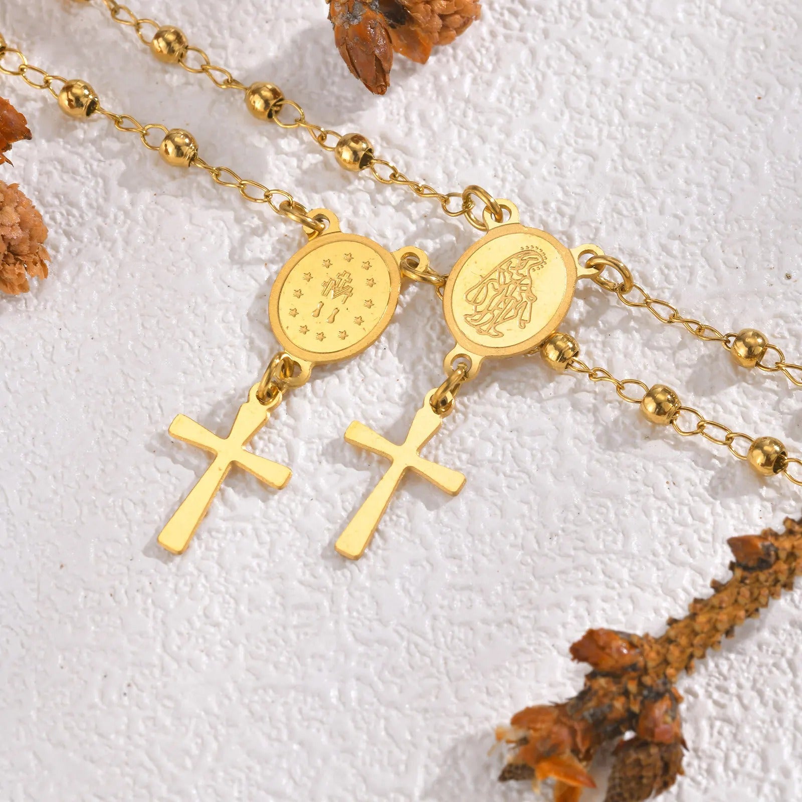 Pulseira Proteção Divina Dourada